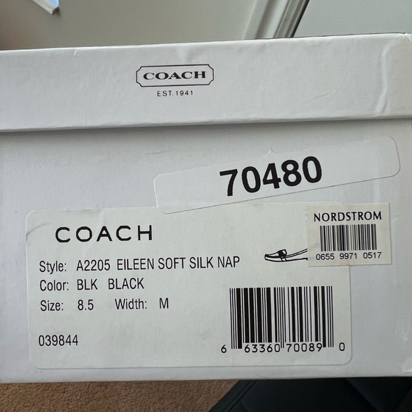 COACH LEATHER LOAFERS, SIZE 8.5 - Picture 8 of 8